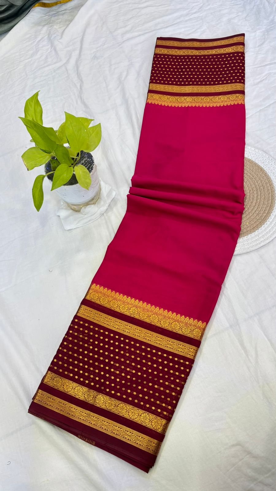 Semi Crepe Silk Saree – Timeless Elegance - Image 6