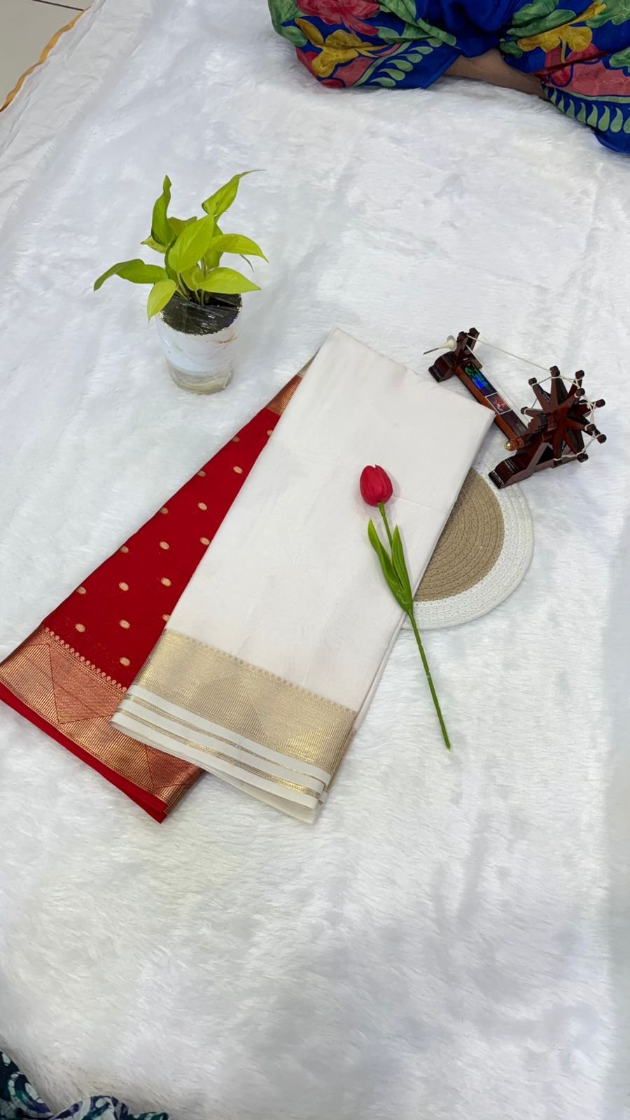 Semi Crepe Silk Saree – Timeless Everyday Elegance - Image 7