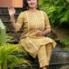 Aarna Cotton Kurti with Pant Kurta Set for Women