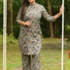 Niyata Mirage Cotton Kurti with Pant Kurta Set for Women