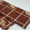 Semi Mysore Crepe Saree  Ratha Butta