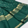 Semi Mysore Crepe Saree  Ratha Butta